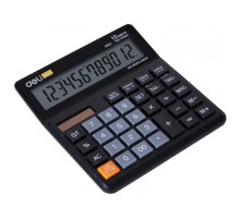 Калькулятор бухгалтерский Deli EM01120 черный 12-разр. [1147248]