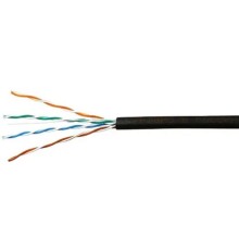 SkyNet Кабель Standart UTP outdoor 4x2x0,48, медный, FLUKE TEST, кат.5e, однож., 100 м, box, черный [CSS-UTP-4-CU-OUT/100]