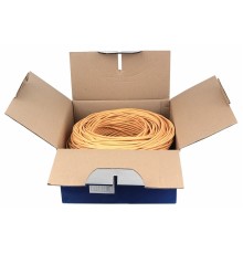 SkyNet Кабель Light UTP нг-LSZH 4x2x0,46, низкое дымовыделение, нулевое содержание галогенов, медный, FLUKE TEST, кат.5e, однож., 305 м, box, оранжевый [CSL-UTP-LSZH-4-CU]