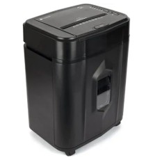 ГЕЛЕОС Уничтожитель документов АП23-4 черный с автоподачей (секр.P-4) перекрестный 145лист. 23лтр. скрепки скобы пл.карты