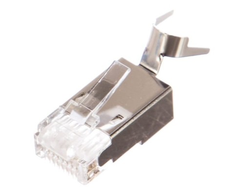 [Аксессуар] Коннектор Lanmaster (TWT-PL45/S-8P8C-6A) FTP кат.6A RJ45 (упак.:100шт)