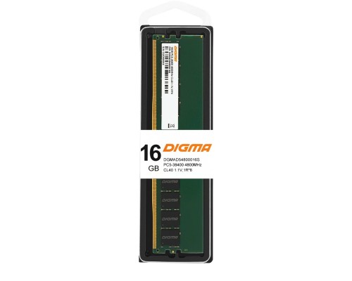 [Модуль памяти] Digma 16GB DDR5 4800MHz DGMAD54800016S