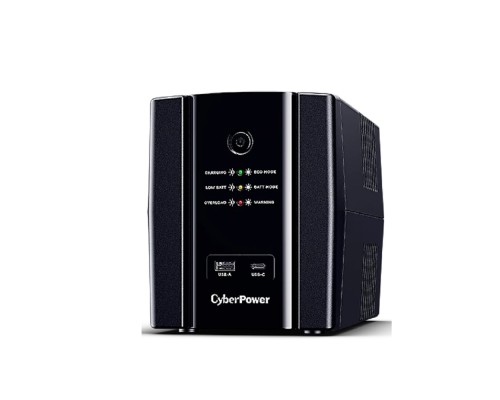 [ИБП] ИБП CyberPower UT1500EG {Line-Interactive, Tower, 1500VA/900W USB/RJ11/45/USB charger A/C (4 EURO), 12В/7 Ач х 2}