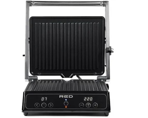 [Аэрогрили] REDMOND RGM-M809 SteakMaster Электрогриль, 2000Вт, черный/серебристый