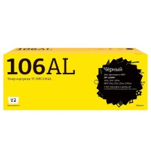 T2  W1106AL картридж для HP Laser 107a/107r/107w/MFP 135a/135r/135w/137fnw (2500 стр.) черный, с чипом