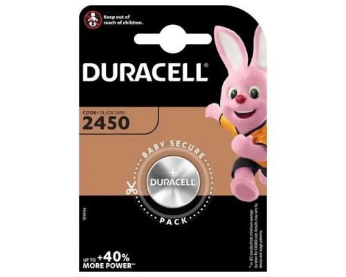 [Батарейки] Duracell CR2450/1BL (1 шт. в уп-ке)