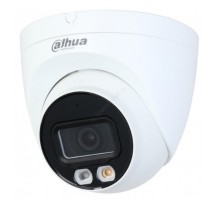 DAHUA DH-IPC-HDW2249TP-S-IL-0280B Уличная турельная IP-видеокамера SmartDualLight 2Мп, 1/2.8” CMOS, объектив 2.8мм, видеоаналитика, микрофон, ИК 30м, LED 30м, IP67, металл/пластик