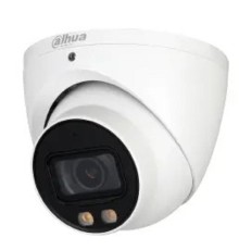 DAHUA DH-IPC-HDW2249TP-S-IL-0360B Уличная турельная IP-видеокамера SmartDualLight 2Мп, 1/2.8” CMOS, объектив 3.6мм, видеоаналитика, микрофон, ИК 30м, LED 30м, IP67, металл/пластик