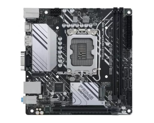 [Материнская плата] ASUS PRIME H610I-PLUS D4-CSM (Socket 1700, mini ITX, 2xDDR4(64GB), D-SUB/HDMI 2.1/DP, 1xPCIe 4.0x16, 1xLAN, 4xSATA 6Gb/s, 1xM.2, 1xM.2 E key, 2xUSB 3.2, 2xUSB 2.0, 1xPS/2) 