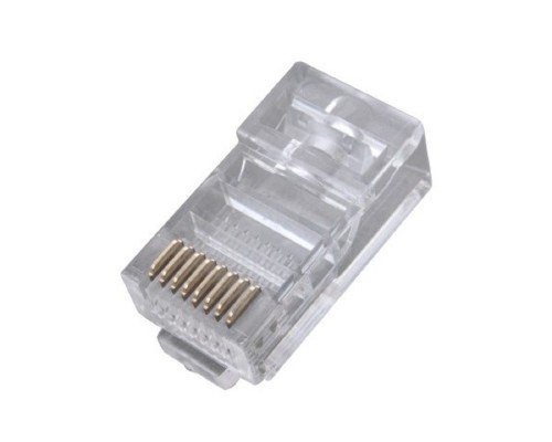 [НЕОМАКС-Патч-панели, проходные адаптеры, розетки] NEOMAX Коннектор RJ-45  Cat.5E, UTP, универсальные ножи, 8P8C, 100 шт.[NM-RJ45-8P8C-U5E-101]