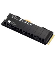 Твердотельный накопитель/ WD SSD Black SN850X, 2.0TB, M.2(22x80mm), NVMe, PCIe 4.0 x4, 3D TLC, R/W 7300/6600MB/s, IOPs 1 200 000/1 100 000, TBW 1200, DWPD 0.3, with Heat Spreader (12 мес.)