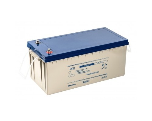 [Скат ] АКБ БАСТИОН SKAT SB 12200S AGM 12V 200Ач I зар.66А, клеммы под болт М6, гарантия 18 мес (8976)