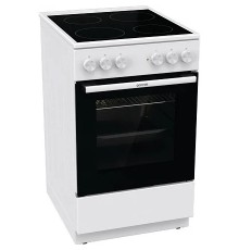 Плита Электрическая Gorenje Essential GEC5A41WG белый/черный стеклокерамика