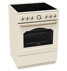 Плита Электрическая Gorenje GECS6B70CLI бежевый стеклокерамика (без крышки)