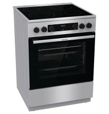 Плита Электрическая Gorenje GECS6C70XC нержавеющая сталь стеклокерамика (без крышки)