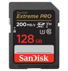 SecureDigital 128GB SanDisk SDXC Extreme Pro UHS-I Class 3 (U3) V30 200/140 MB/s <SDSDXXD-128G-GN4IN>