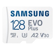 Micro SecureDigital 128GB Samsung EVO Plus Memory Card MB-MC128KA A2, Video Class 30, UHS Class 3 MB-MC128KA/APC/KR/AM