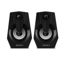 Колонки Sven 370,  2.0,  черный [sv-020552]