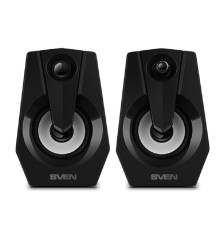 Колонки Sven 370,  2.0,  черный [sv-020552]