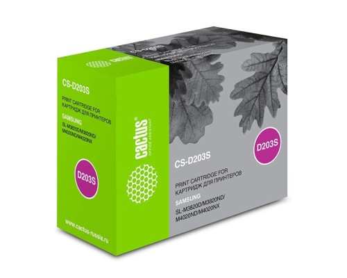 [расходные материалы] Тонер Картридж Cactus CS-D203S черный для Samsung SL-M3820D/M3820ND/M4020ND/M4020NX (3000стр.)