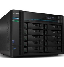 ASUSTOR AS6510T NAS/Media player/Intel Atom C3538 2,1GHz(Quad-Core), 8GB SO-DIMM DDR4, noHDD(HDD,SSD),/2x10GbE+2x2,5Gbe(LAN)/2xUSB3.2,HDMI/M.2/4ip camera license ; 90IX0191-BW3S10 