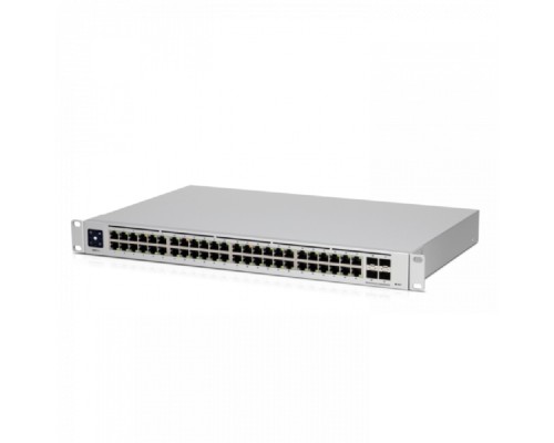 [Сетевое оборудование] UBIQUITI USW-Pro-48 Коммутатор в стойку, 48х 1G RJ45, 4х 10G SFP+