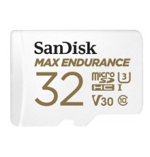 Micro SecureDigital 32GB SanDisk Class 10 UHS-I U3 V30 Max Endurance Video Monitoring (SD адаптер)