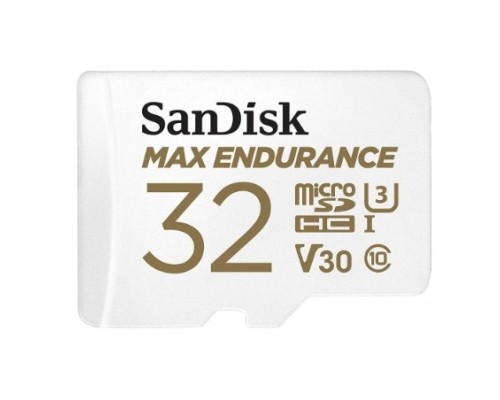 [Карта памяти ] Micro SecureDigital 32GB SanDisk Class 10 UHS-I U3 V30 Max Endurance Video Monitoring (SD адаптер)