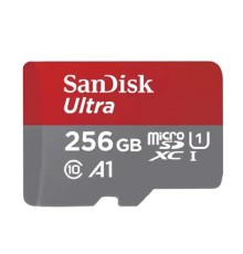 Micro SecureDigital 256GB SanDisk Ultra Class 10, UHS-I, R 150 МБ/с, <SDSQUAC-256G-GN6MN> без адаптера SD