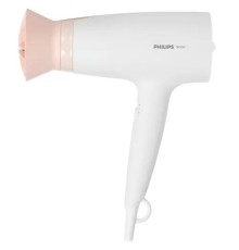 PHILIPS BHD300/00 Фен,1600 Вт, 3 режима, насадка ThermoProtect, концентратор, шнур 1,8 м. Цвет: белый с розовым.