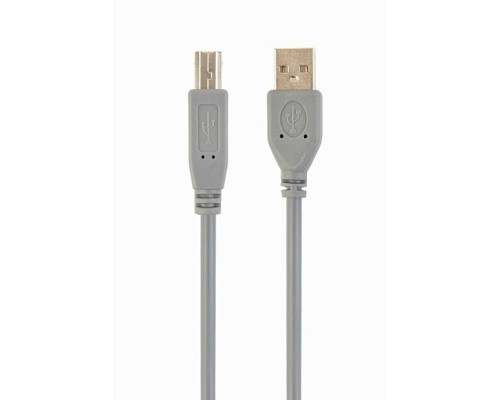 [кабель] Filum Кабель USB 2.0, 1.8 м., серый, разъемы: USB A male-USB B male, пакет. [FL-C-U2-AM-BM-1.8M] (894159)
