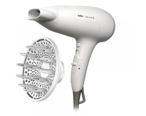[Фены Braun] BRAUN HD385 Фен, 2000Вт, белый