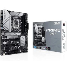 ASUS PRIME Z790-P(Socket 1700, ATX, 4xDDR5(192GB),  DP/HDMI, 1xPCIe 5.0x16/3xPCIe 4.0x16/1xPCIe 3.0, 1xLAN (2.5GbE), 4xSATA 6Gb/s, 3xM.2,1xM.2 E key, 1xType-C,3xUSB 3.2, 4xUSB 2.0,1xPS/2))