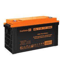 Exegate EX285657RUS Аккумуляторная батарея ExeGate HRL 12-120 (12V 120Ah, под болт М8)
