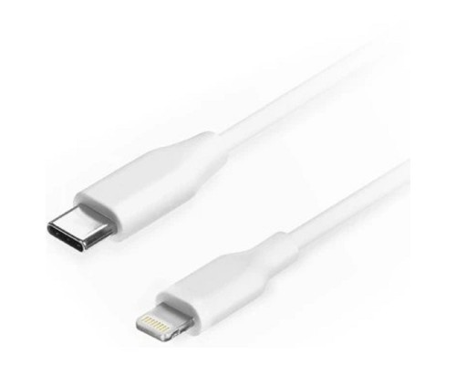 [кабель] Filum Кабель USB 2.0, 1 м., белый, 3 А, разъемы: USB Type С male - Lightning male, пакет. [FL-C-U2-CM-LM-1M-W] (894185)