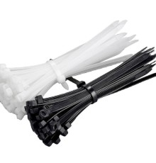 Стяжка (хомут) NEOMAX [NM-TIE-25-200-8-WH] 200х2,5мм, 100шт., цвет белый