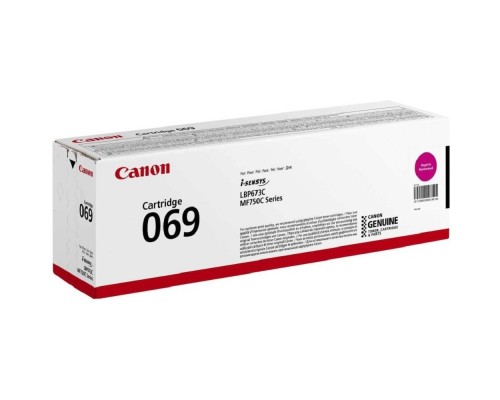 [Расходные материалы] Canon Cartridge 069M 5092C002 тонер-картридж для MF752Cdw/MF754Cdw/LBP673Cdw 1900 стр. пурпурный