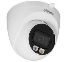 DAHUA DH-IPC-HDW2449TP-S-IL-0360B Уличная турельная IP-видеокамера SmartDualLight 4Мп, 1/2.9” CMOS, объектив 3.6мм, видеоаналитика, микрофон, ИК 30м, LED 30м, IP67, металл/пластик