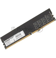 Оперативная память AMD 4GB DDR4 2400 DIMM(R744G2400U1S-UO) Performance Series, 1.2V, Non-ECC, CL15, Bulk