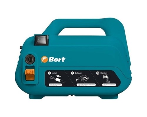 [Мойки] Bort BHR-1600-COMPACT Мойка высокого давления [93415742] { 1600 Вт, максимальное давление 120 бар, рабочее давление 90 бар, 7 л/мин, 5.3 кг }