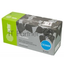 Картридж лазерный Cactus CS-CE260X черный (17000 стр.) для HP LJ CP4025/CP4525
