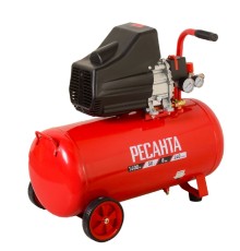 Компрессор поршневой Ресанта КП-50/240М масляный 240л/мин 50л 1600Вт красный/черный