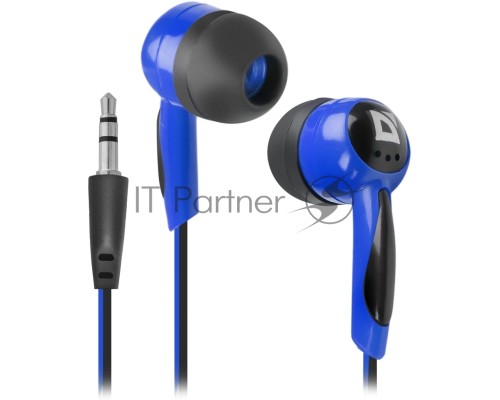 Наушники Defender Basic-604 Blue кабель 1,1 м