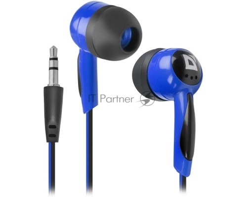 Наушники Defender Basic-604 Blue кабель 1,1 м