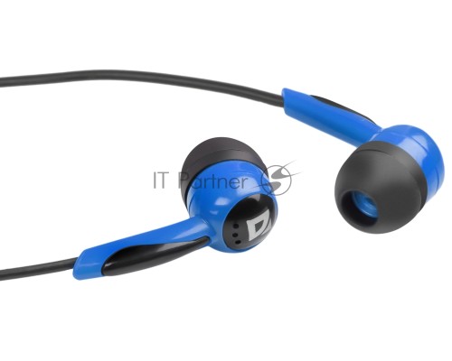 Наушники Defender Basic-604 Blue кабель 1,1 м