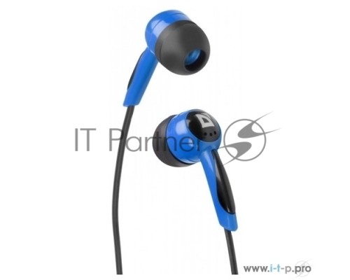 Наушники Defender Basic-604 Blue кабель 1,1 м
