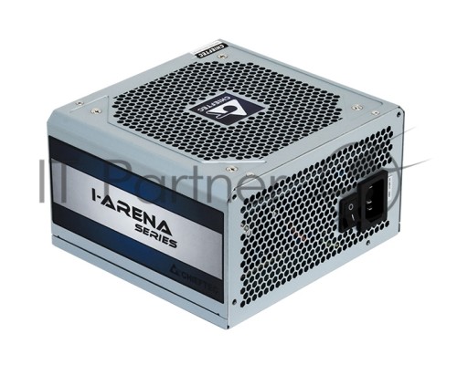 Блок питания  Chieftec 500W OEM GPC-500S [iARENA] ATX v.2.3, КПД > 80%, A.PFC, 1x PCI-E (6+2-Pin), 4x SATA, 2x MOLEX, 4PIN 12V, Fan 12cm