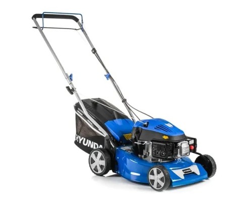 [Газонокосилка] HYUNDAI [L 4220S] Бензиновая газонокосилка {самоходная, двигатель Hyundai ICV100,4-х такт, 2.8 л.с./99.8 см3, Ширина среза 41.7 см, Высота среза 20-70 мм, 21 кг }