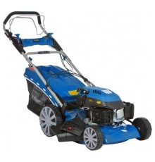 HYUNDAI [L 4610S] Бензиновая газонокосилка {самоходная, двигатель Hyundai ICV145,4-х такт, 3.8 л.с./145 см3, Ширина среза 45,7 см, Высота среза 25-75 мм, 33,8 кг }