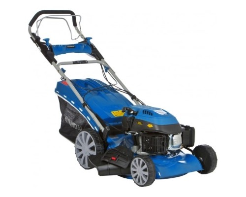 [Газонокосилка] HYUNDAI [L 4610S] Бензиновая газонокосилка {самоходная, двигатель Hyundai ICV145,4-х такт, 3.8 л.с./145 см3, Ширина среза 45,7 см, Высота среза 25-75 мм, 33,8 кг }